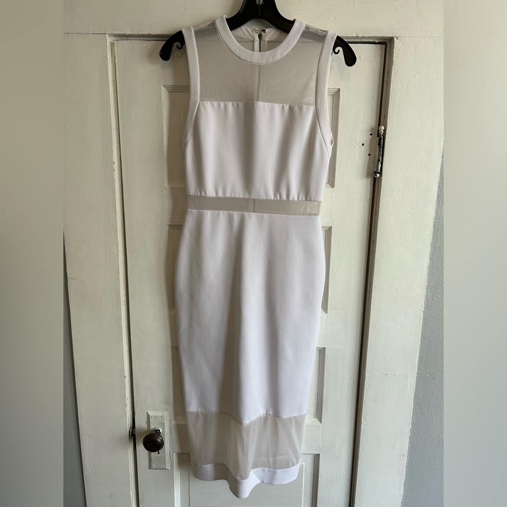 Alice + Olivia Karman Illusion Dress